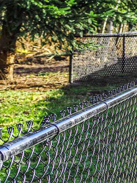 Chain link fence